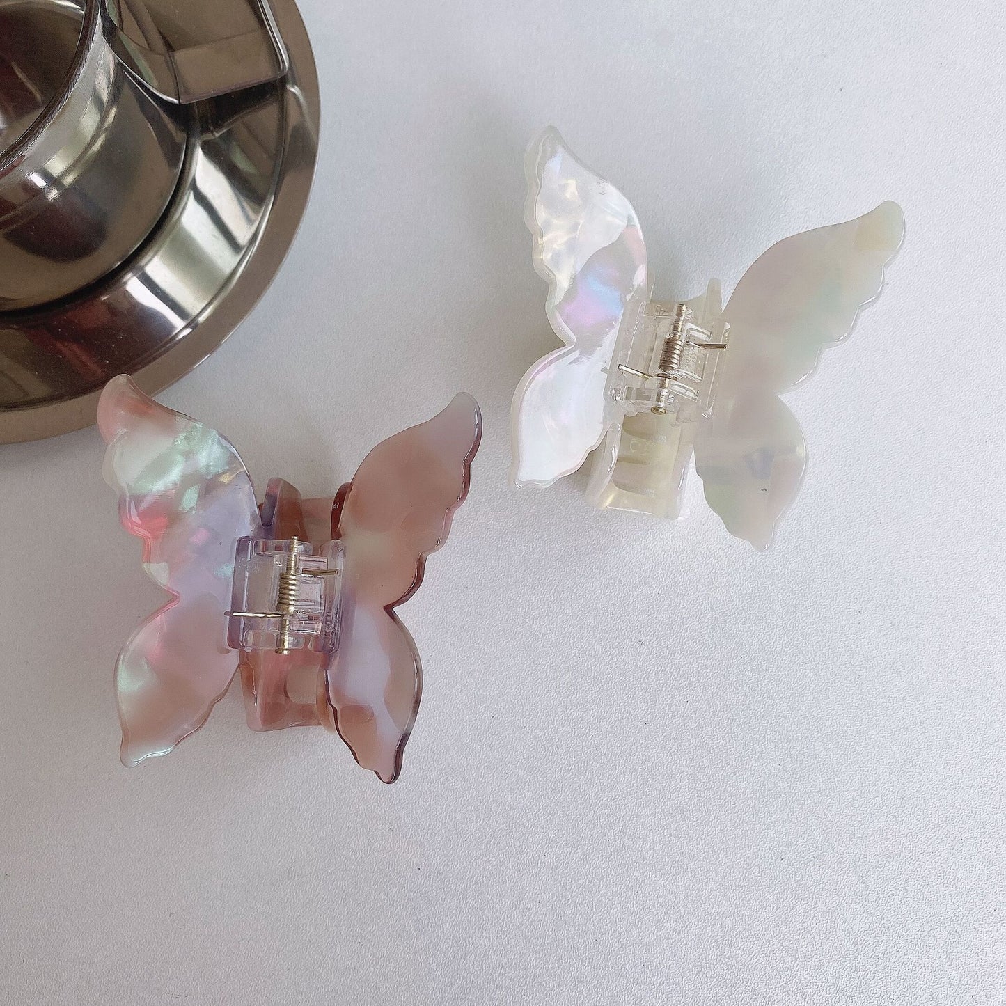 HX-278少女醋酸板材半夾髮夾後腦勺韓國簡約抓夾氣質冷淡風蝴蝶夾子頭飾鯊魚夾ycclamping20210615