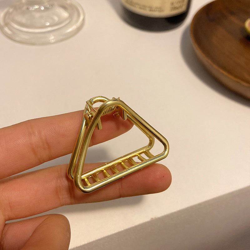 HX-919金屬抓夾小號半紮髮髮夾後腦勺韓式髮量少高級感碎發小巧精致夾子鯊魚夾ycclamping