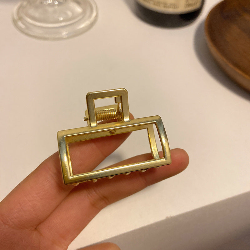 HX-919金屬抓夾小號半紮髮髮夾後腦勺韓式髮量少高級感碎發小巧精致夾子鯊魚夾ycclamping