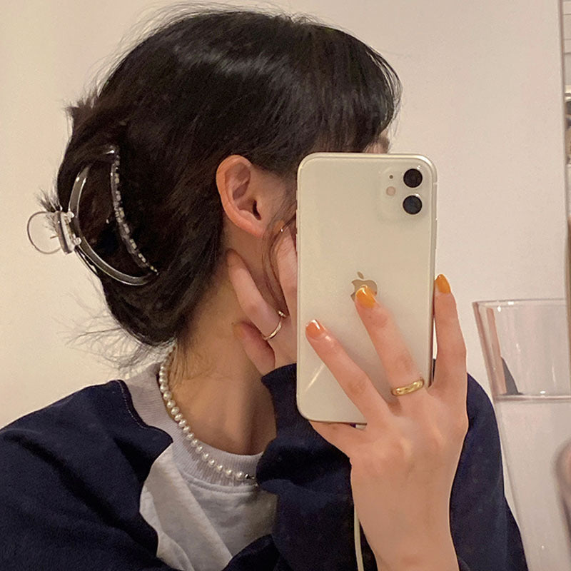 HX-360韓式 髮夾透明抓夾髮夾後腦勺網紅髮飾頭飾夾子女韓國髮卡鯊魚夾ycclamping20210615