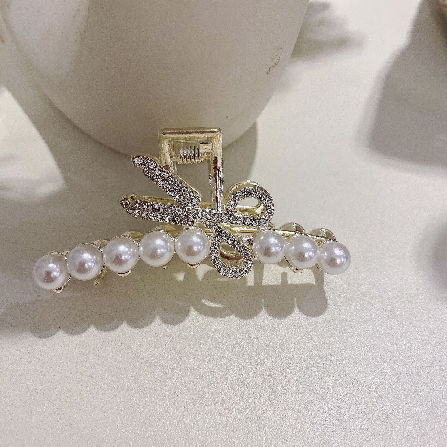HX-963韓國髮飾春夏金屬風髮抓抓夾髮夾女生後腦勺抓夾大髮抓夾鯊魚夾ycclamping