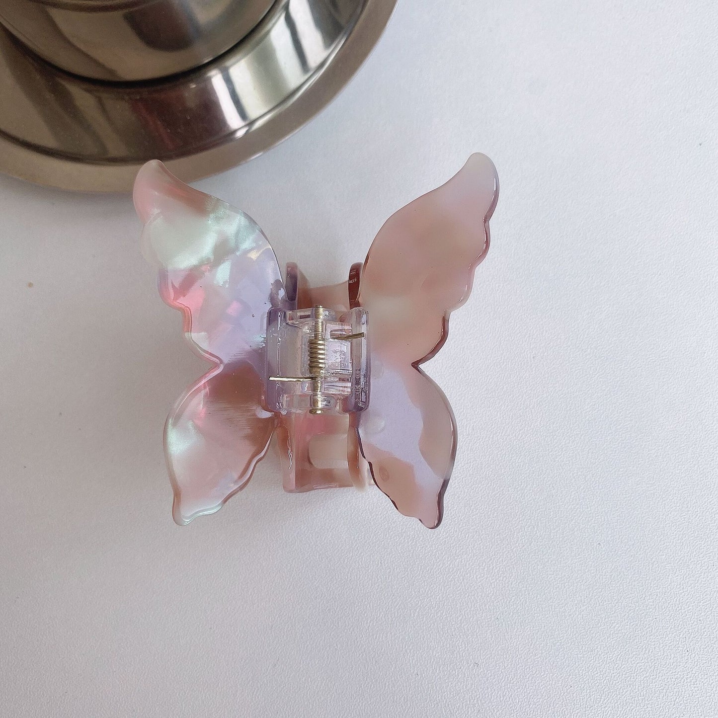 HX-278少女醋酸板材半夾髮夾後腦勺韓國簡約抓夾氣質冷淡風蝴蝶夾子頭飾鯊魚夾ycclamping20210615