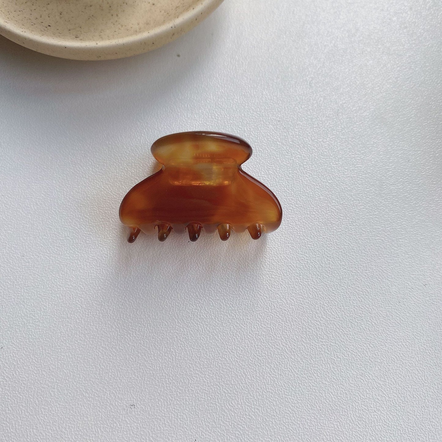 HX-1064髮抓 小號韓國頭飾髮夾後腦勺成人醋酸抓夾洗澡瀏海夾頭頂小夾子鯊魚夾ycclamping20210615