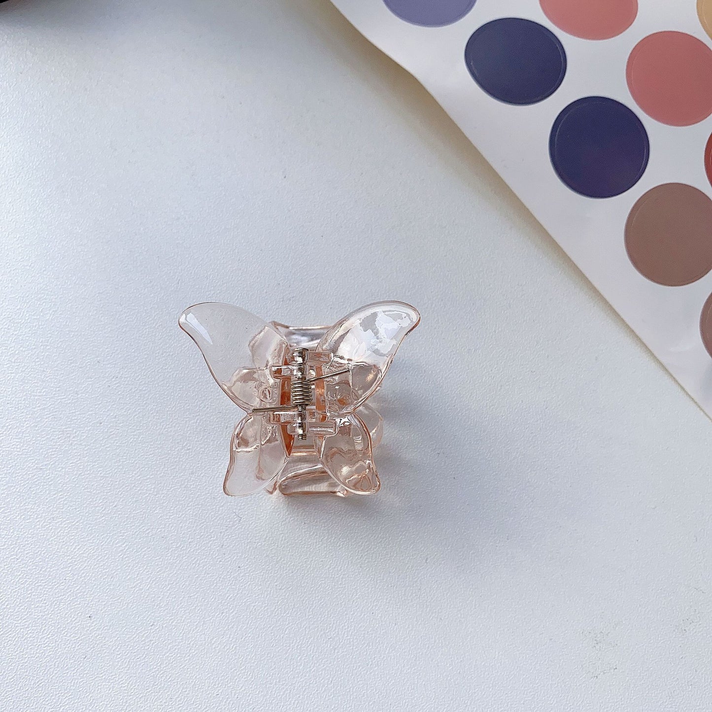HX-466蝴蝶簡約髮卡網紅少女韓國ins風後腦勺髮夾可愛邊夾髮飾抓夾頂夾鯊魚夾ycclamping