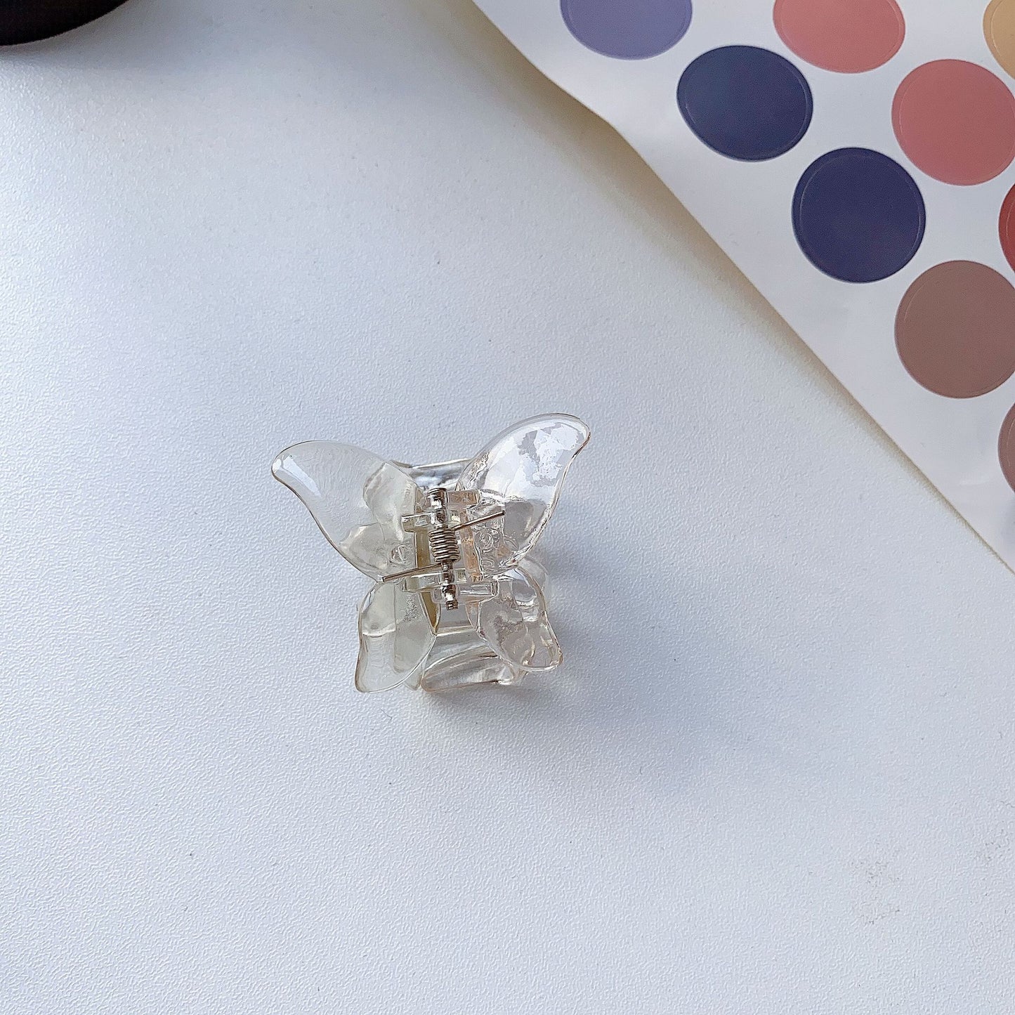 HX-466蝴蝶簡約髮卡網紅少女韓國ins風後腦勺髮夾可愛邊夾髮飾抓夾頂夾鯊魚夾ycclamping