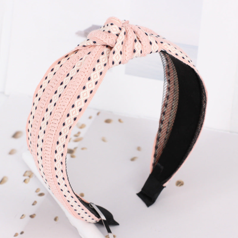 B745chic風寬邊洗臉髮帶韓國頭飾ins清新甜美髮箍簡約森女系頭箍Ribbon