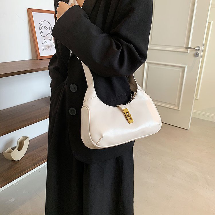 DM-826法式復古包包女2021新款潮時尚大容量半月包網紅洋氣腋下包斜跨包MG20210806