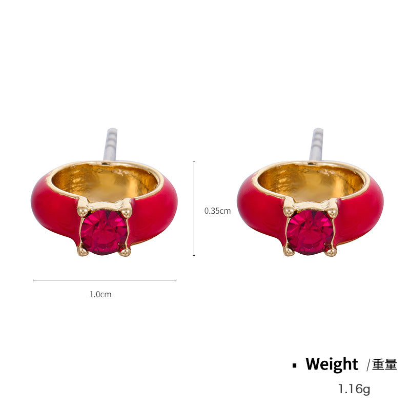 NXE04392新款滴油鑲鉆個性無線藍牙防丟耳機鏈女韓版網紅爆款ins耳環KJ20210810